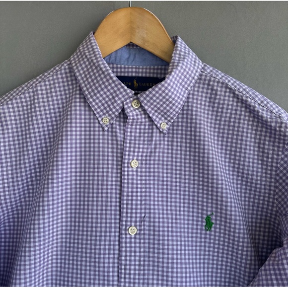 🎉5 for $45🎉 Ralph Lauren Button Up Shirt Man Size M - Picture 3 of 7